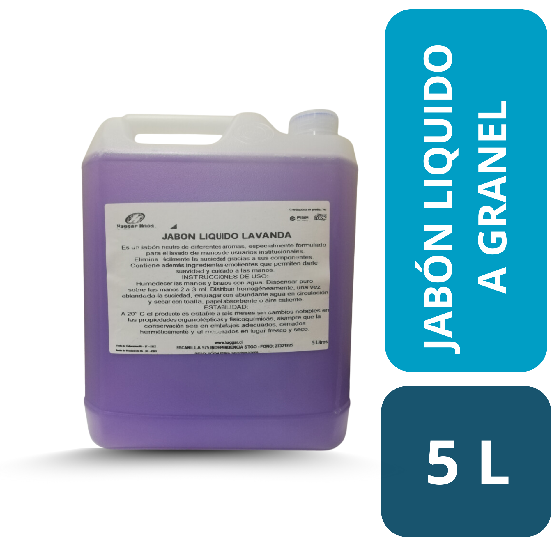 JABON A GRANEL LAVANDA 5 lts.(WINTER CLEAN)