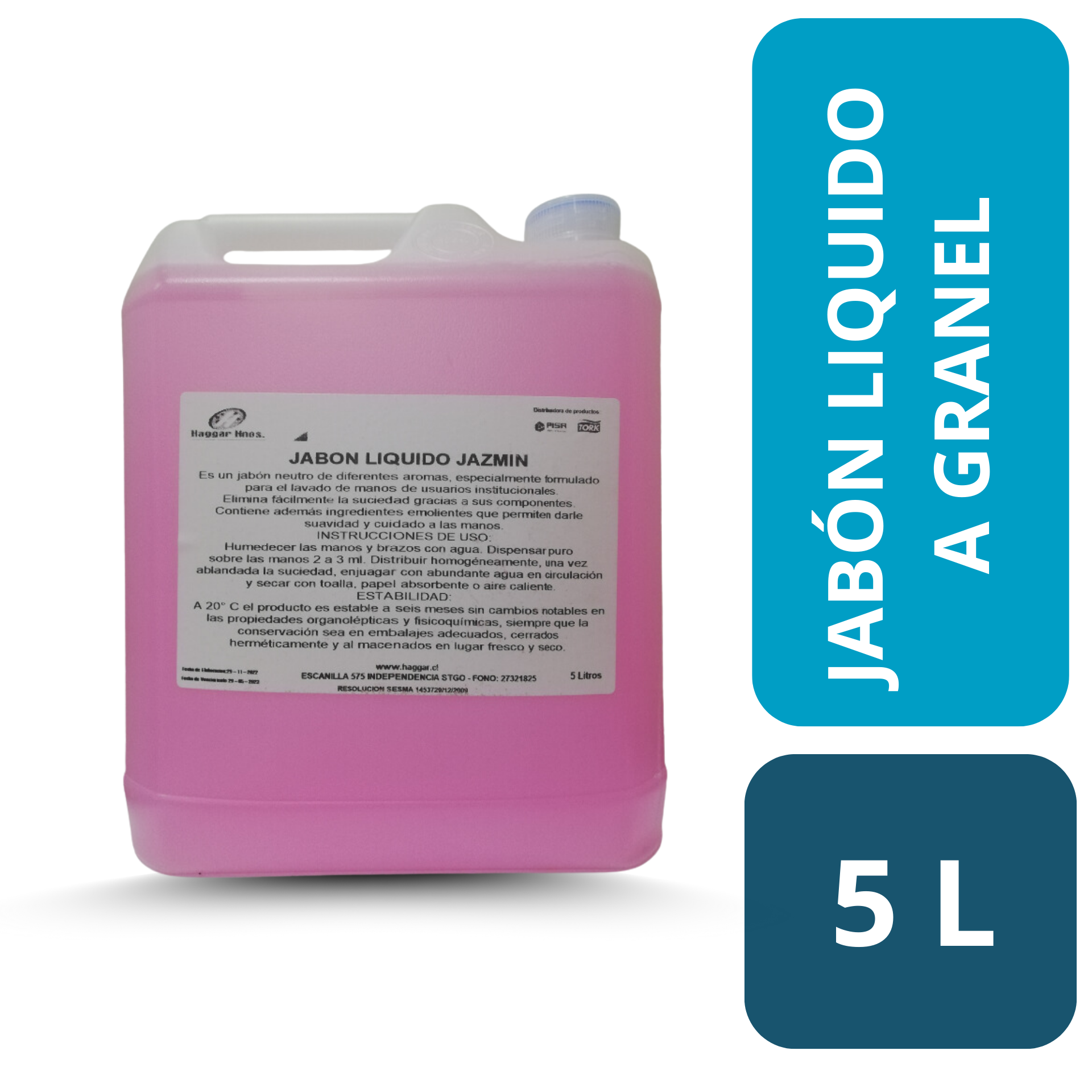 JABON A GRANEL JAZMIN 5 Lts. (WINTER CLEAN)