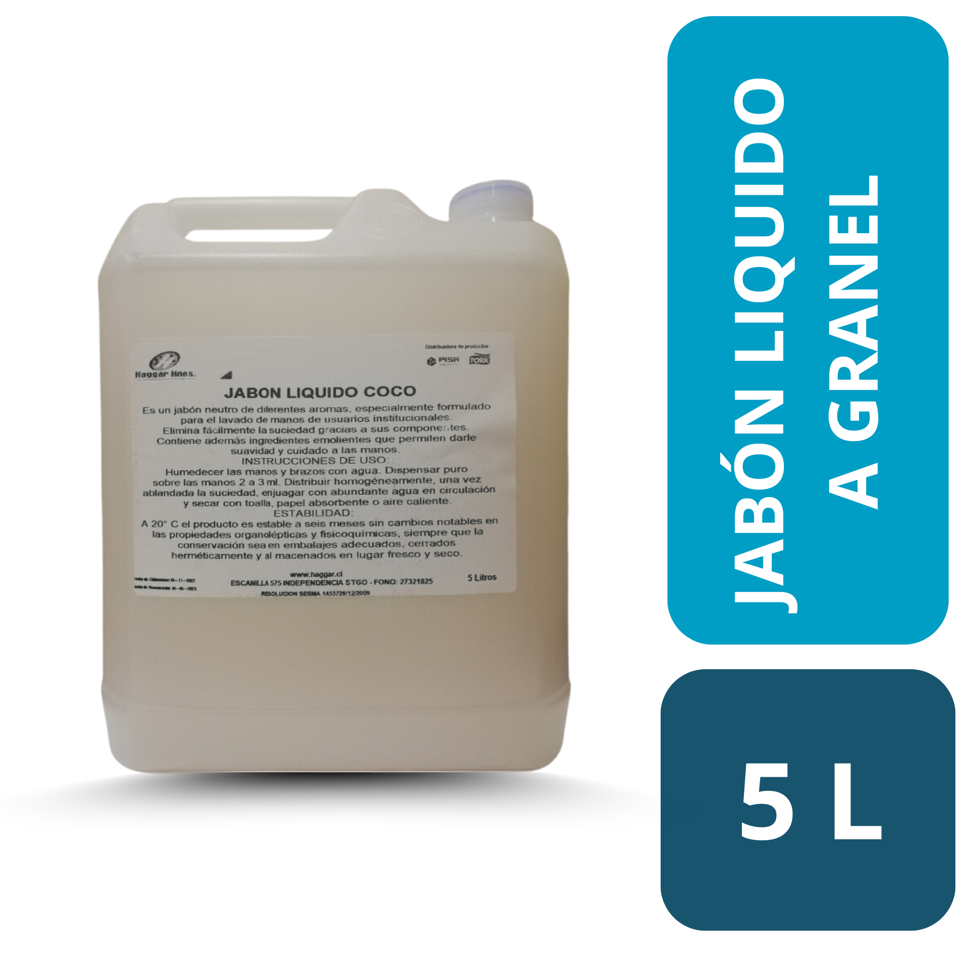 JABON A GRANEL COCO 5 Lts.(WINTER CLEAN)