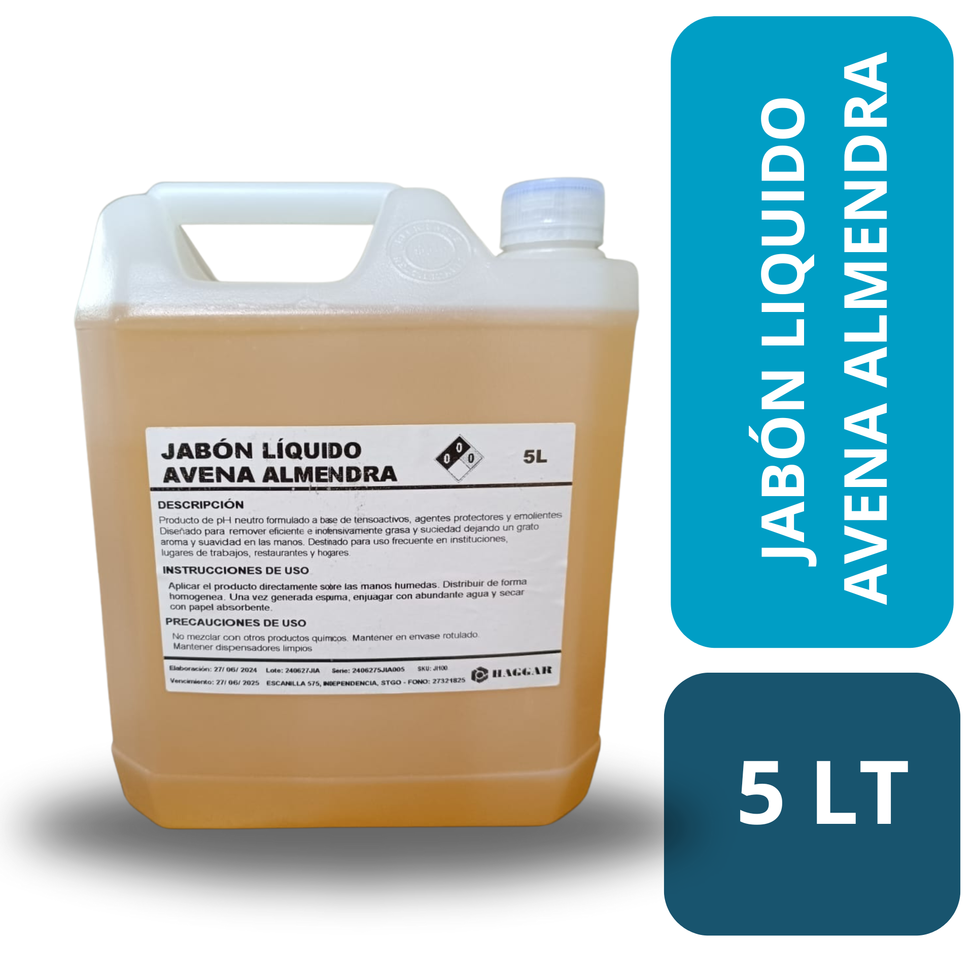 JABON AVENA ALMENDRA 5 Lts.(WINTER CLEAN)