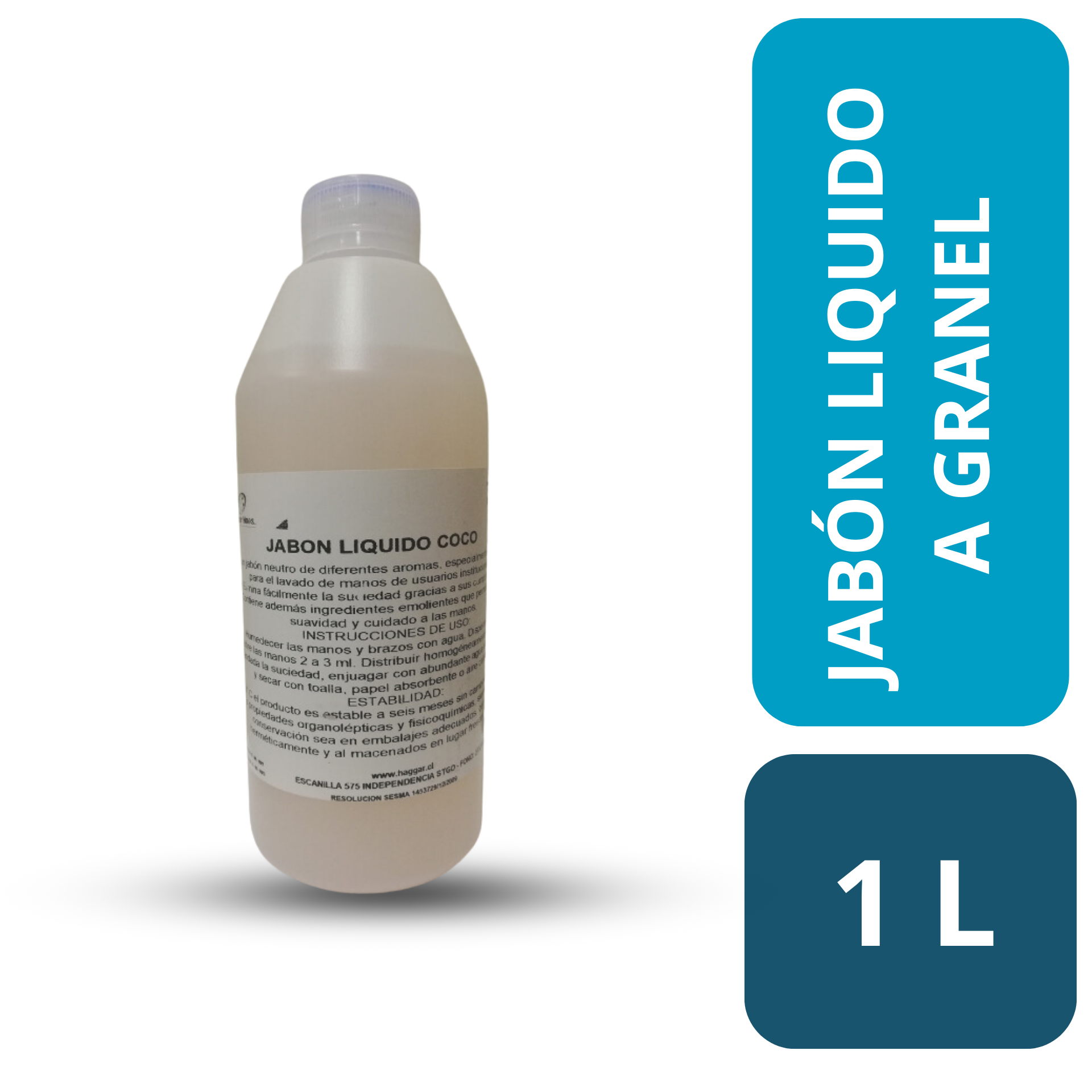 JABON A GRANEL COCO 1 lt. (WINTER CLEAN)