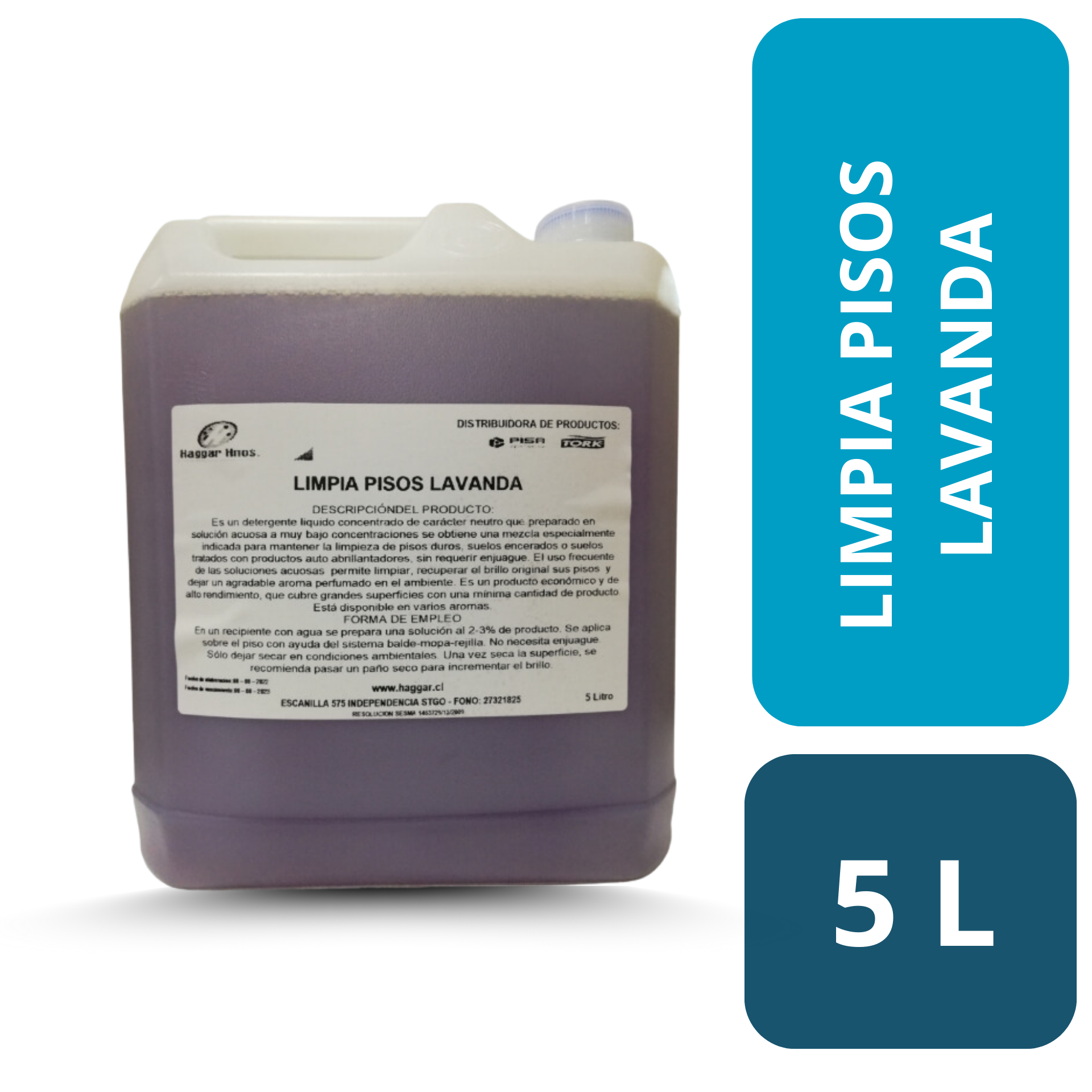 LIMPIA PISOS LAVANDA 5lt. (WINTER CLEAN)