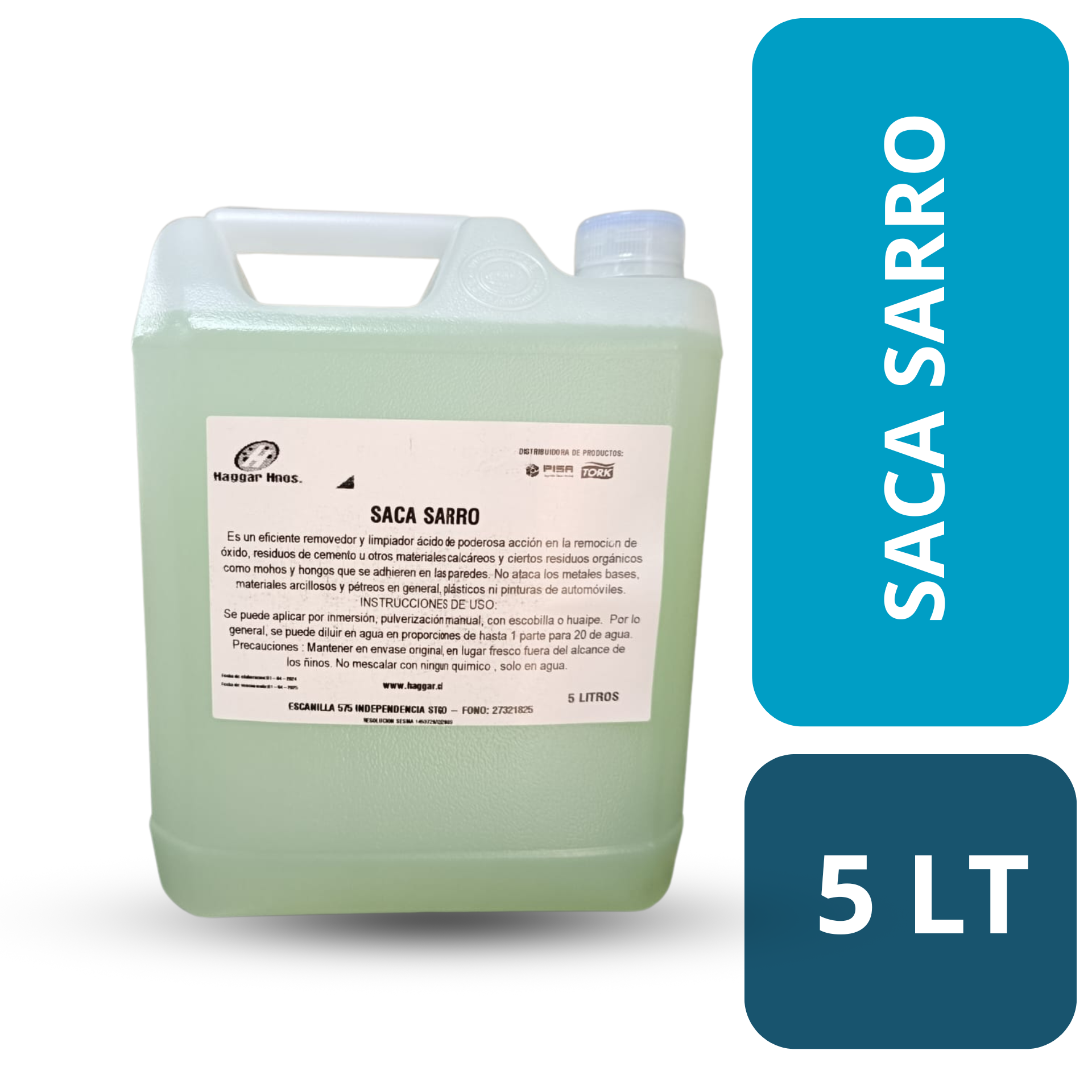 SACA SARRO 5 lt. (WINTER CLEAN)