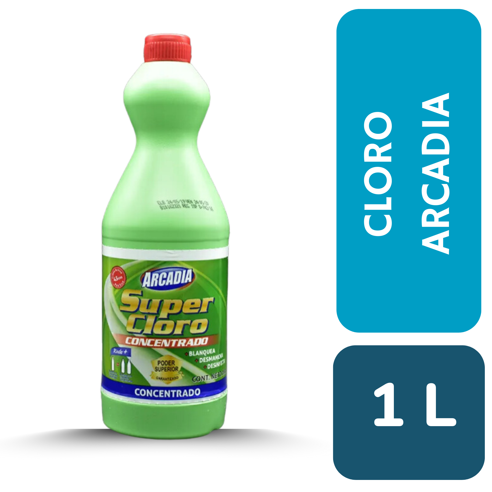 CLORO 1 LITRO ARCADIA