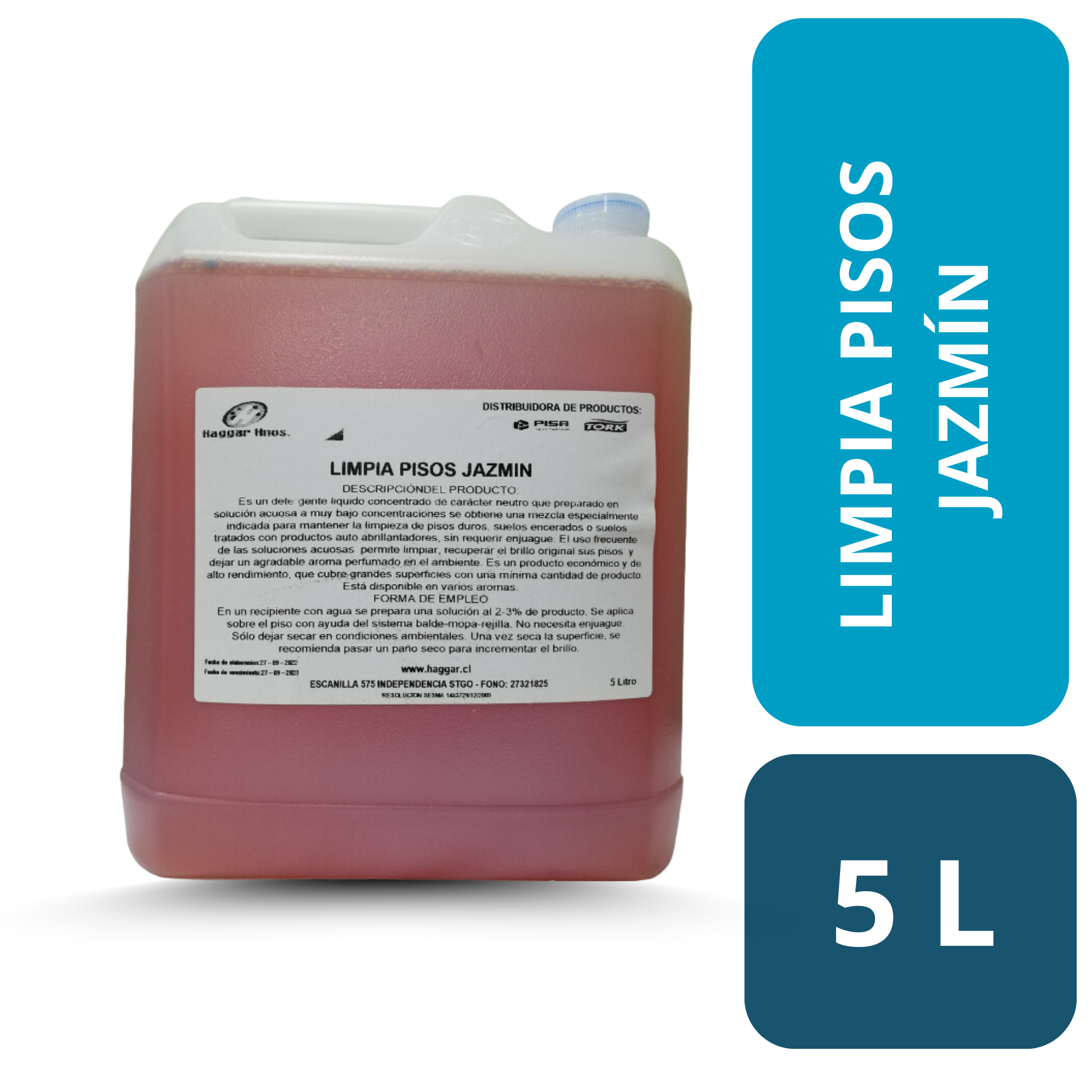 LIMPIA PISOS JAZMIN 5 LT. (WINTER CLEAN)