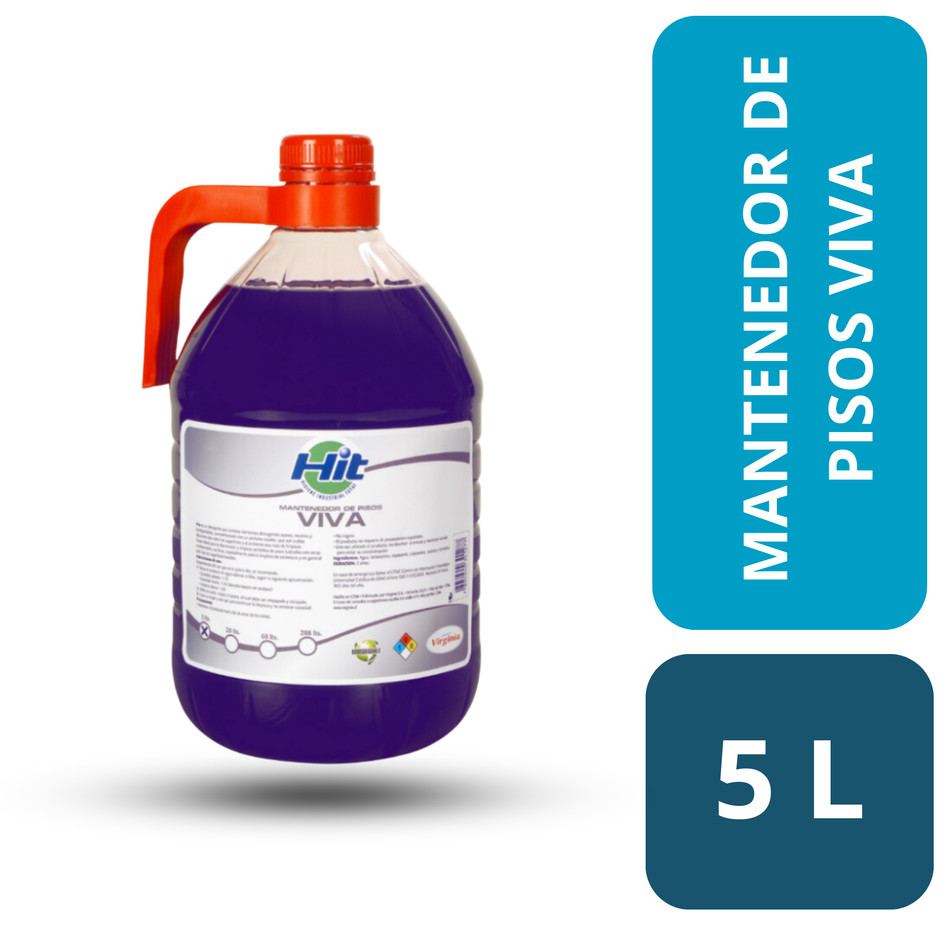MANTENEDOR DE PISOS VIVA VIRGINIA 5 LITROS