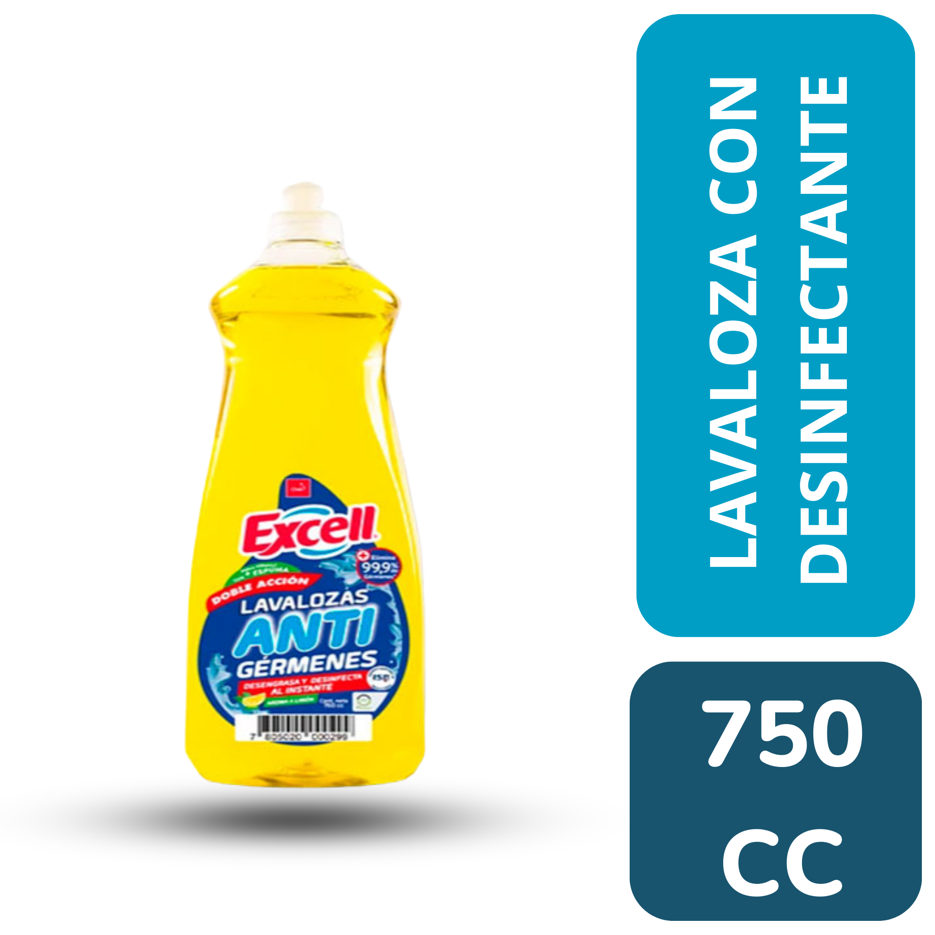 LAVALOZA CON DESINFECTANTE EXCELL 750 CC