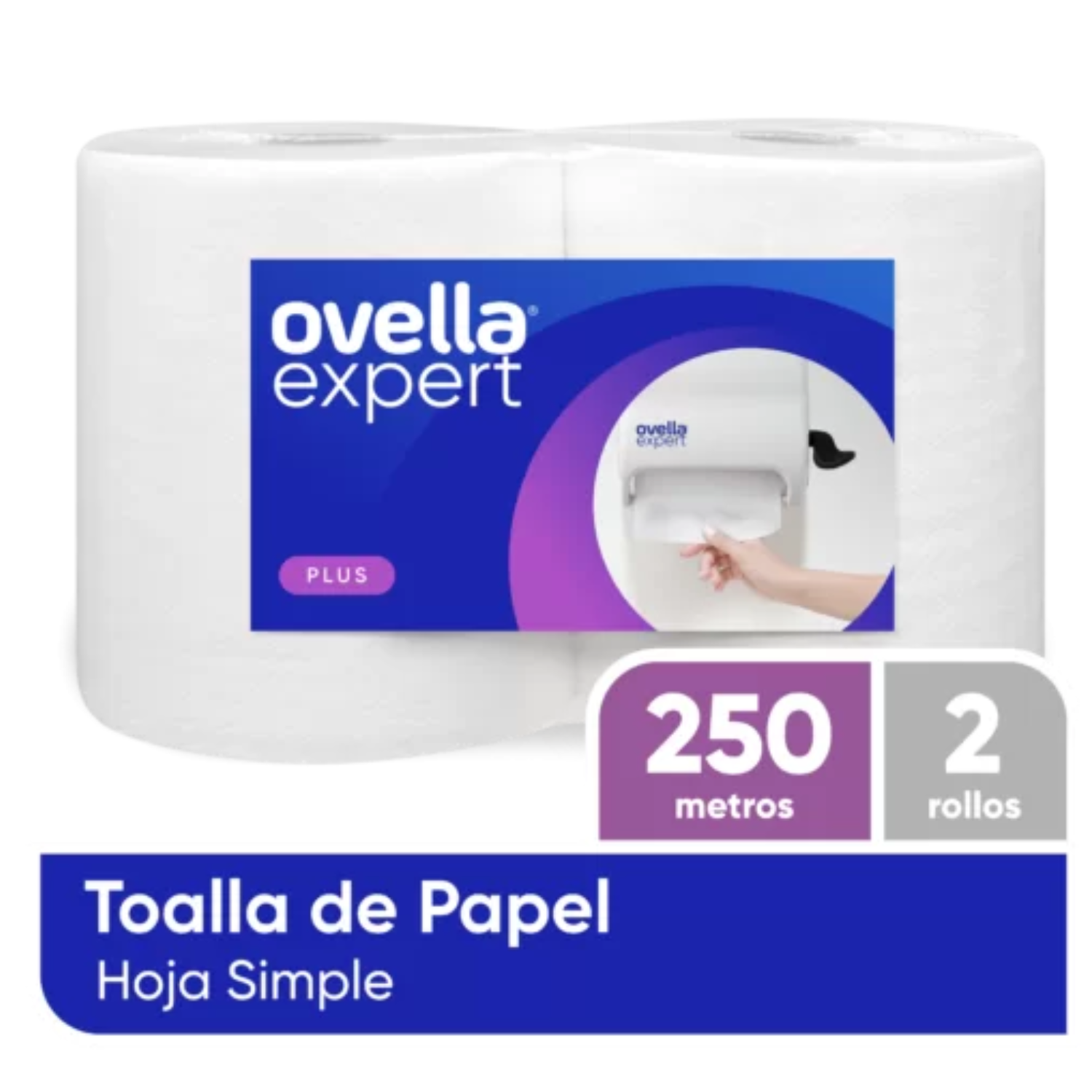 TOALLA OVELLA BLANCA 2x250 MT