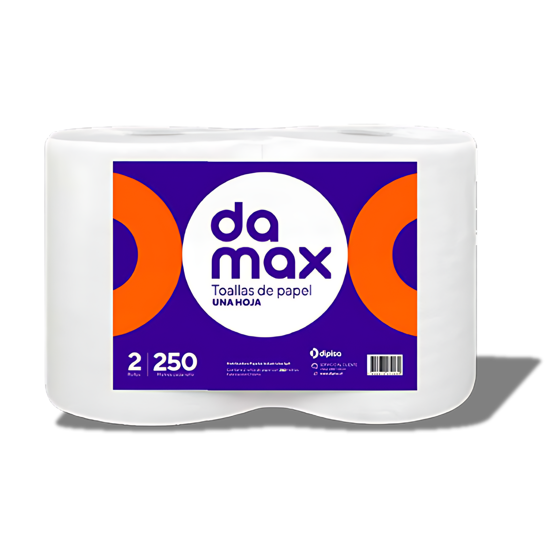 TOALLA DAMAX BLANCA 2x250 MT