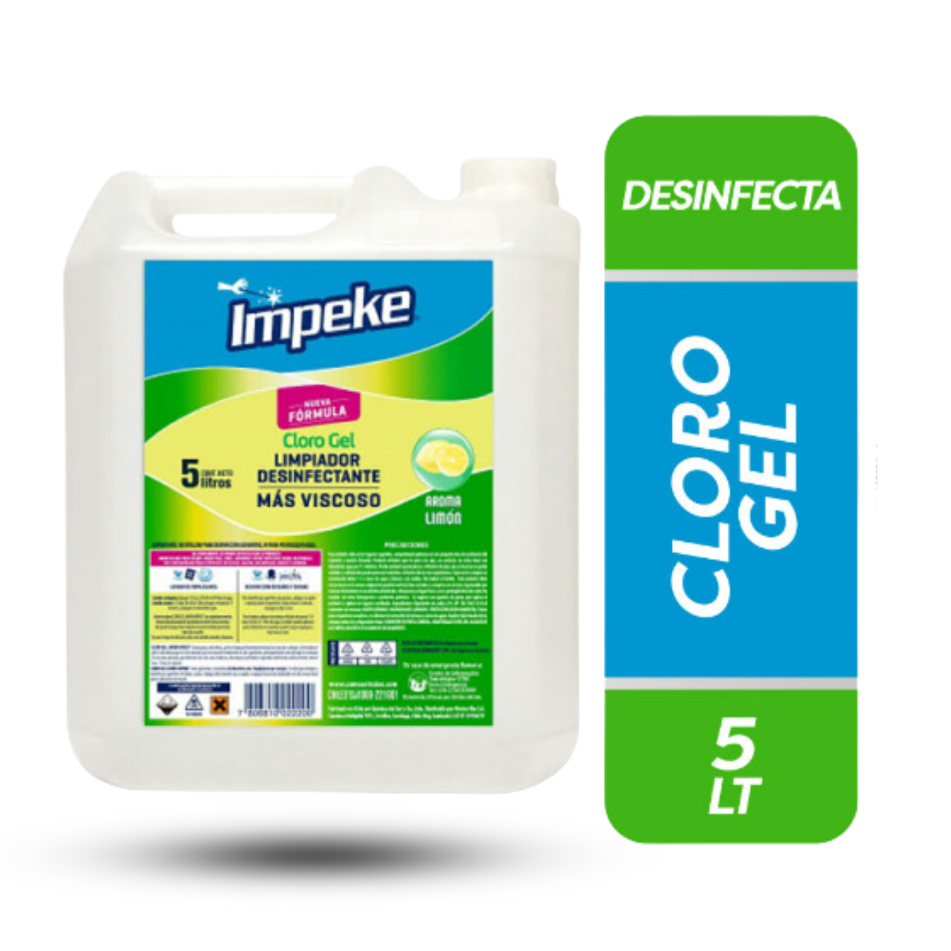 CLORO GEL IMPEKE 5 LITROS