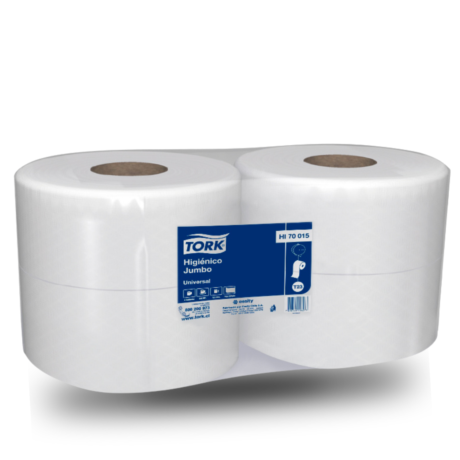 HIGIENICO JUMBO TORK UNIVERSAL H/S 4x500 MT