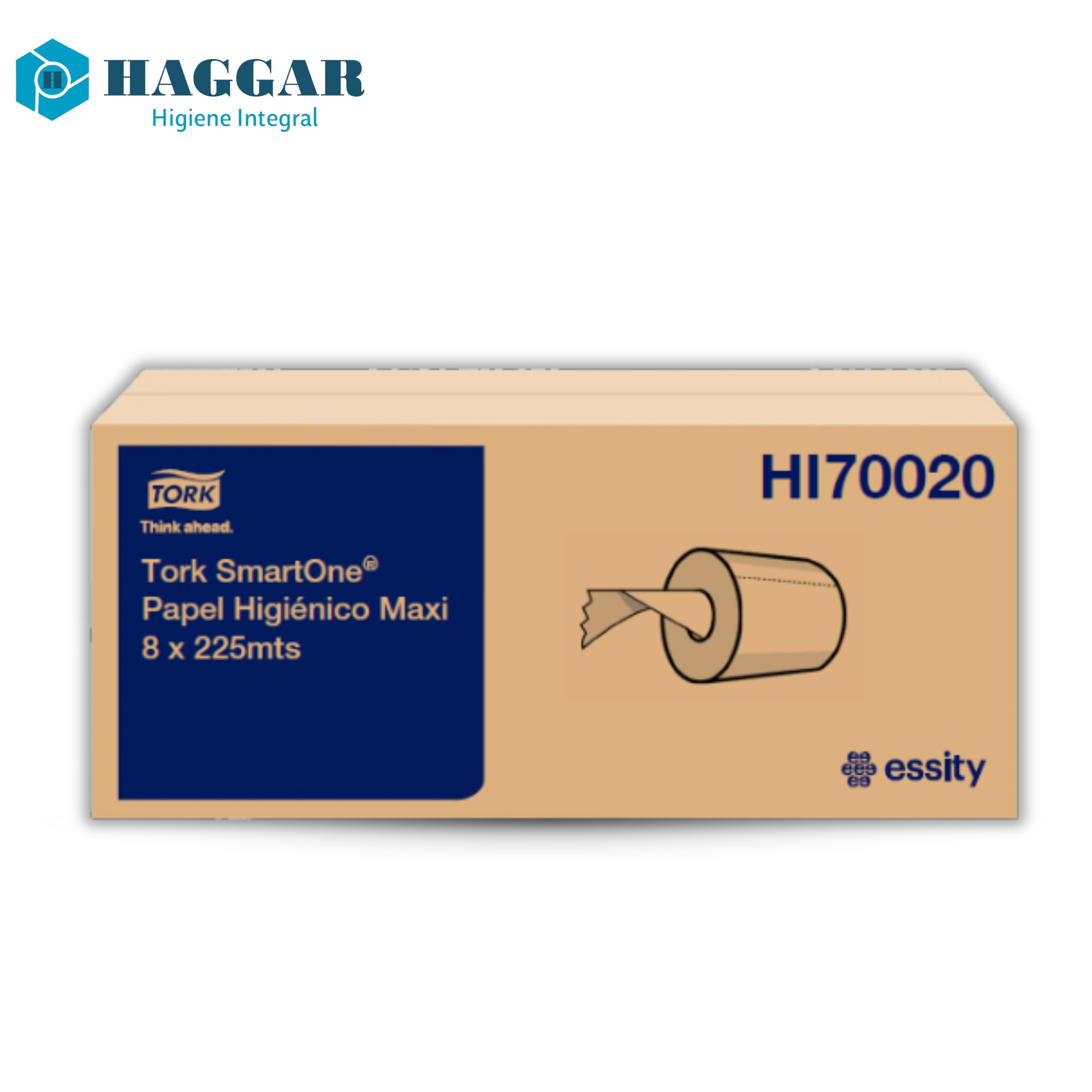 HIGIENICO UNIVERSAL SMARTONE TORK D/H 8x225 MT.