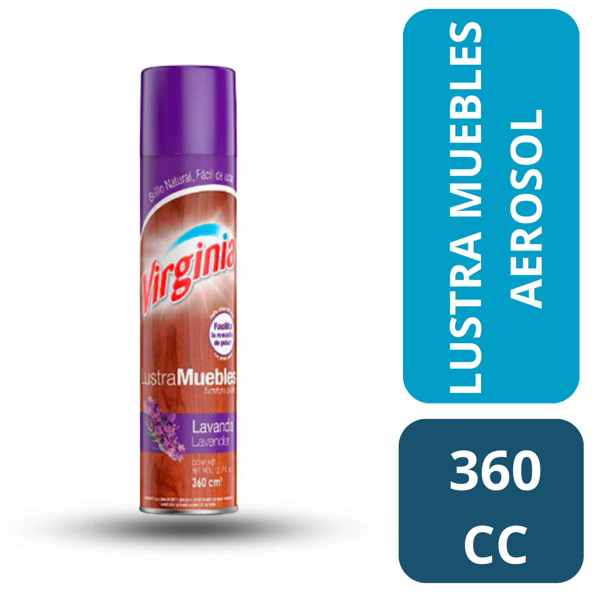 LUSTRA MUEBLE VIRGINIA AEROSOL 360 CC
