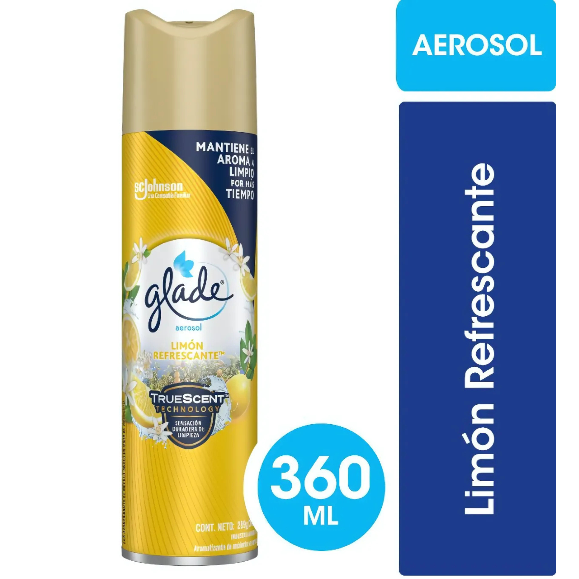 DESODORANTE AMB. LIMON GLADE 360cc Aerosol