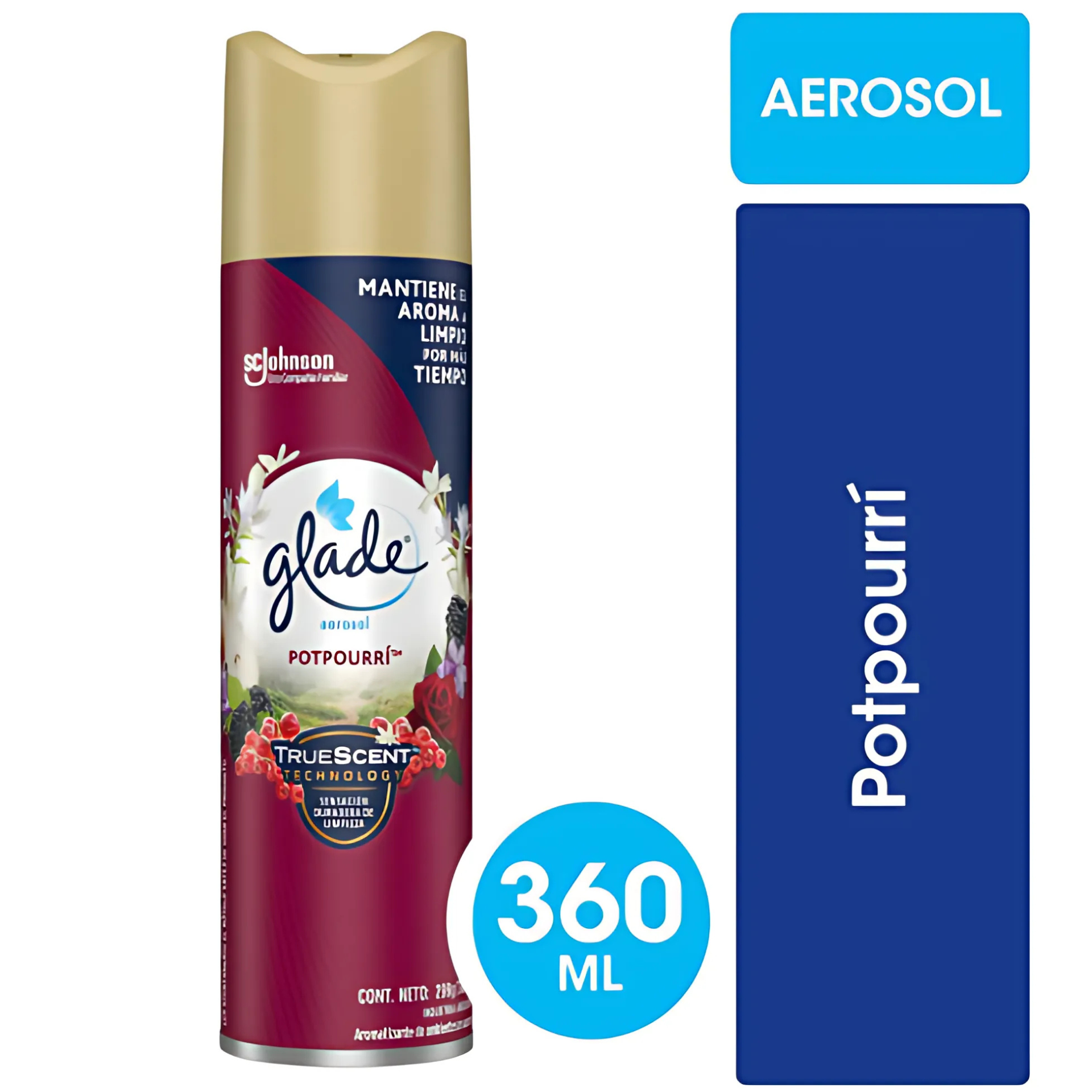 DESODORANTE AMB.POTPOURRI  GLADE 360cc Aerosol