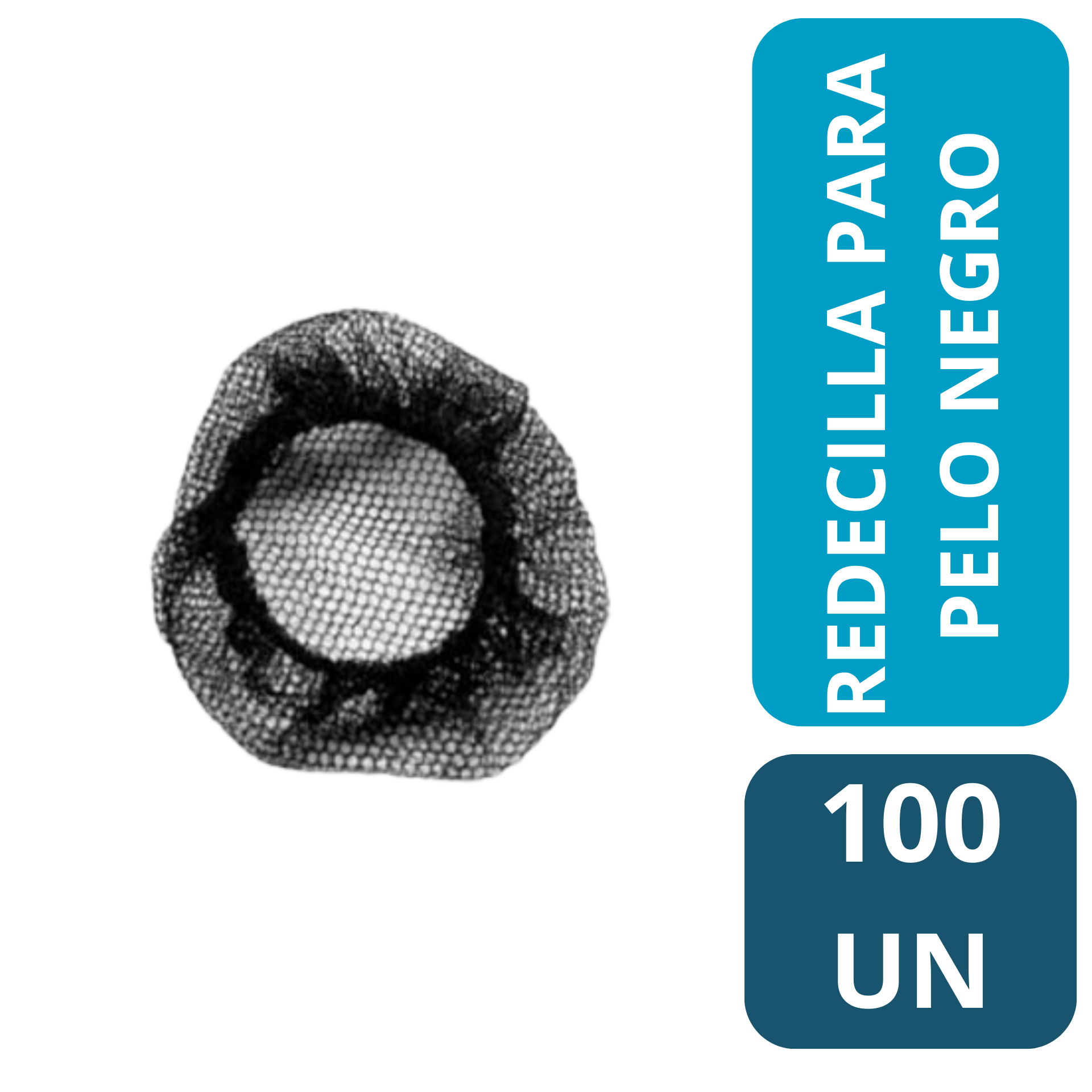 REDECILLA PARA PELO NEGRO 100 UND.