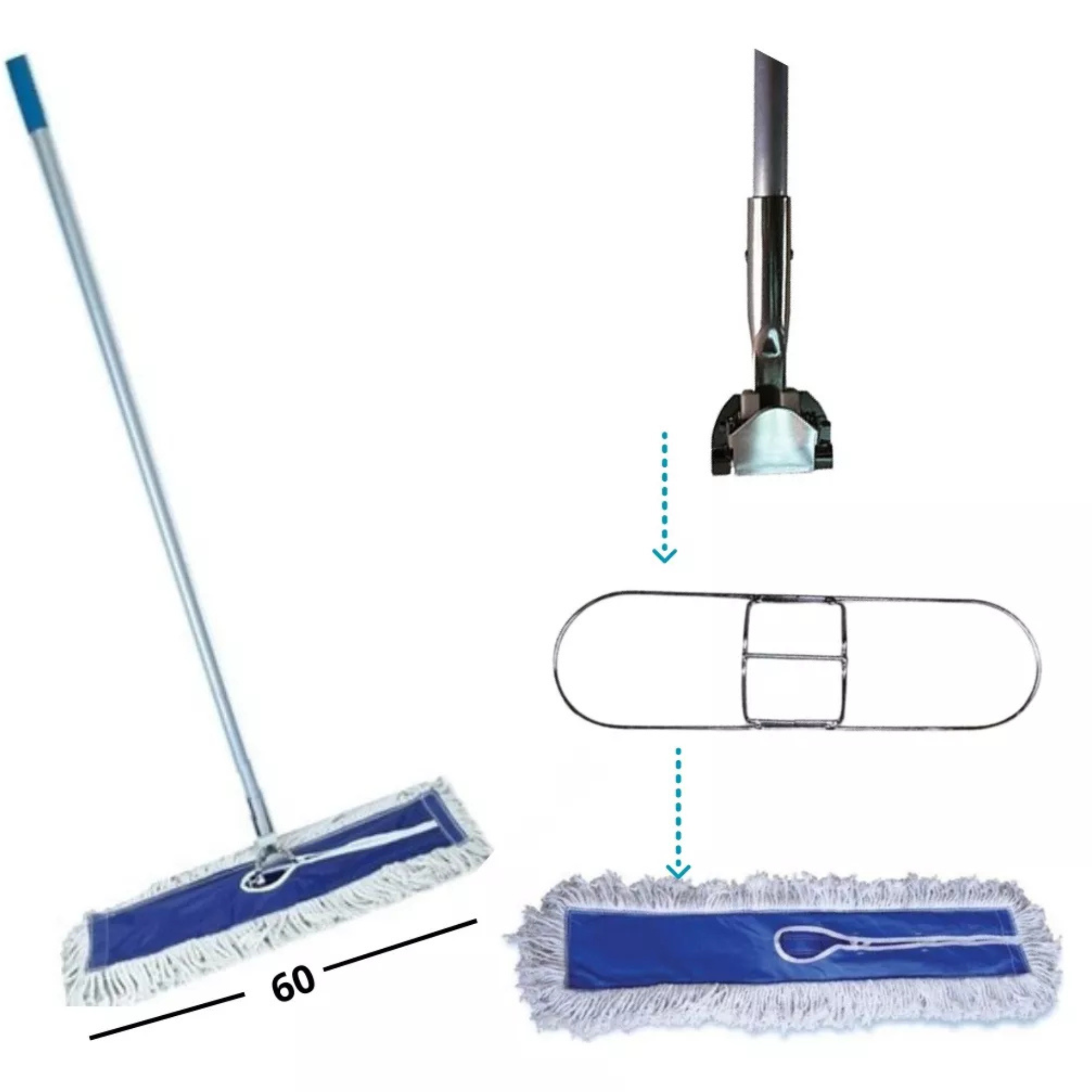 HORQUILLA MOPA SECA 60 CM