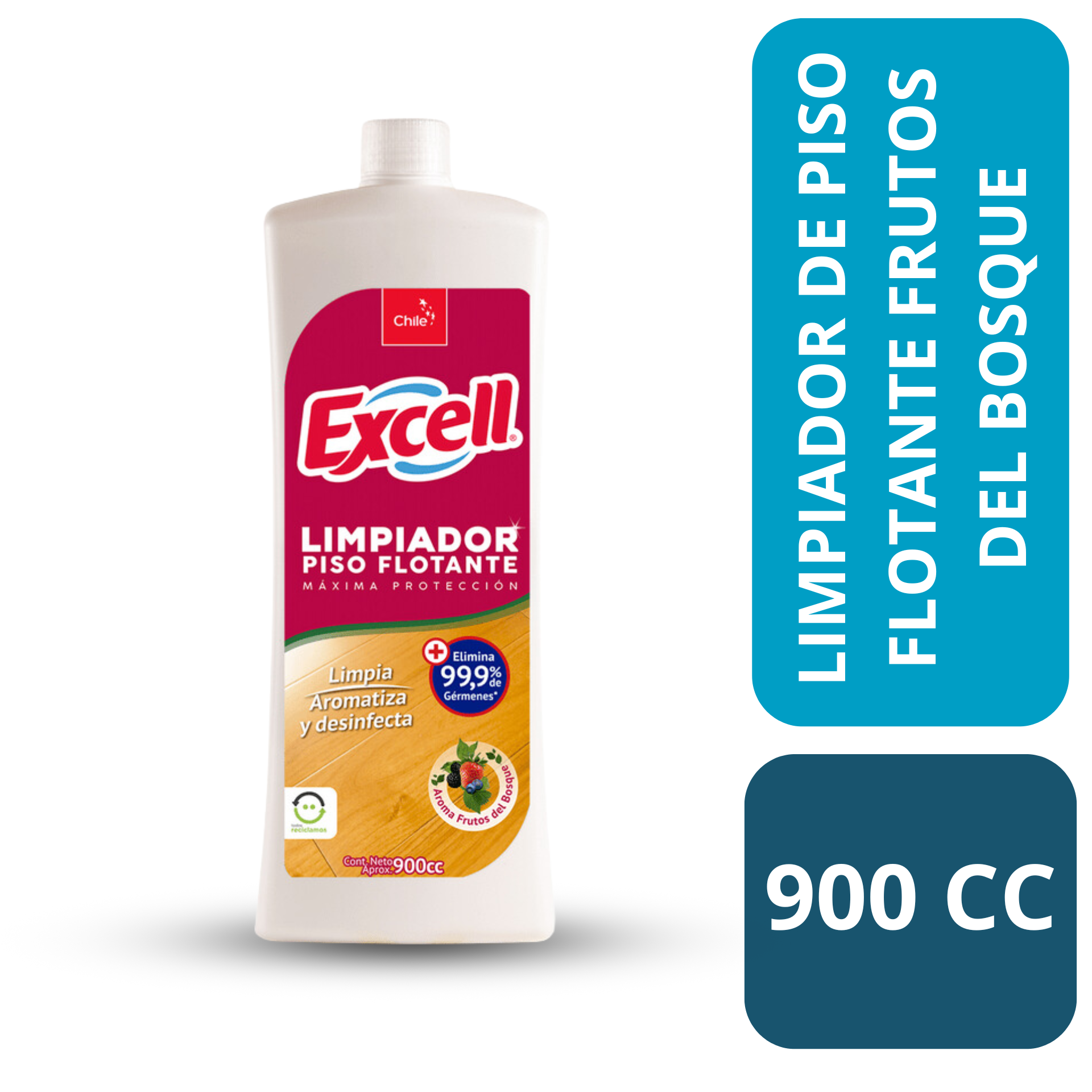 LIMPIADOR PISO FLOTANTE FRUTOS DEL BOSQUE 900 cc