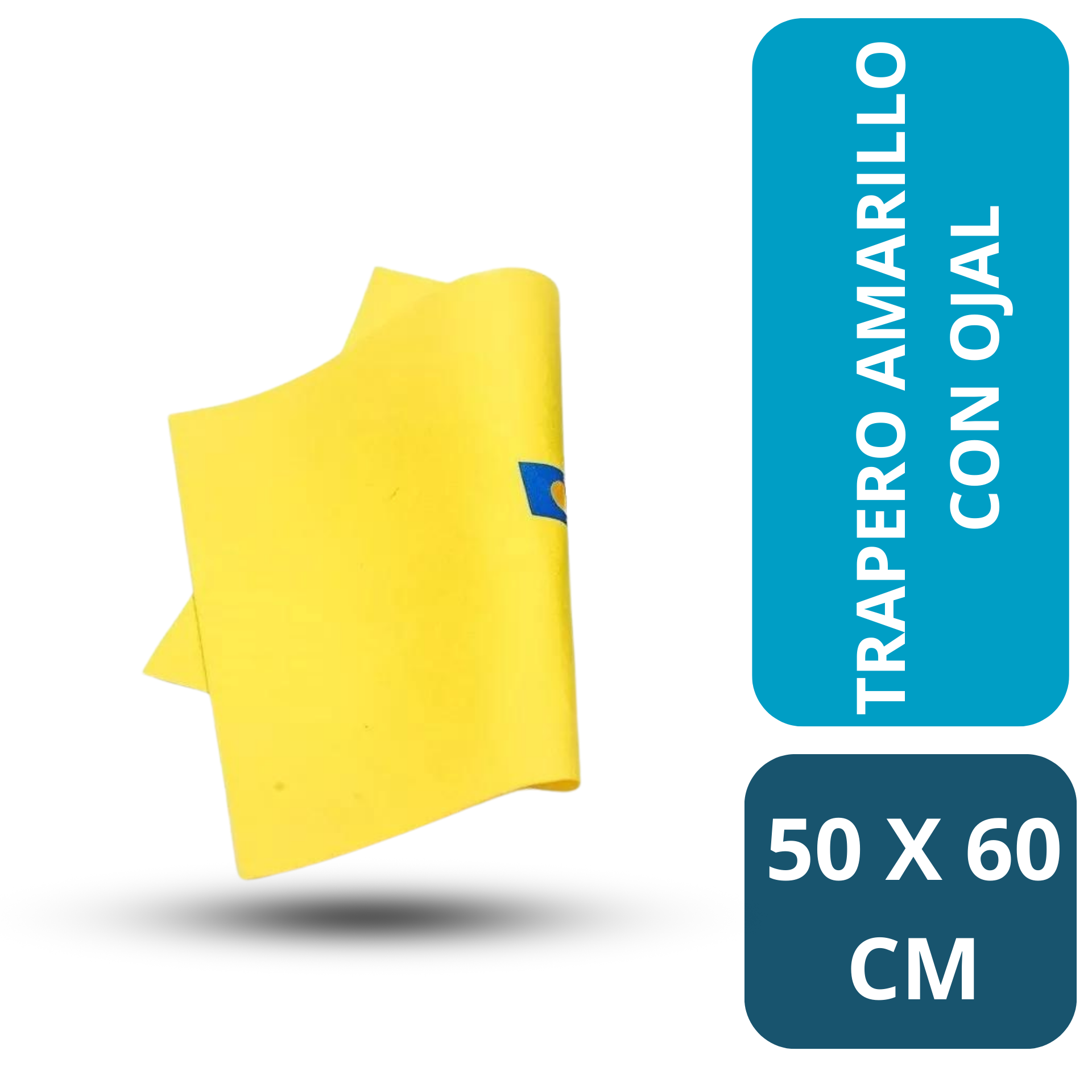 TRAPERO AMARILLO 50X60 CON OJAL