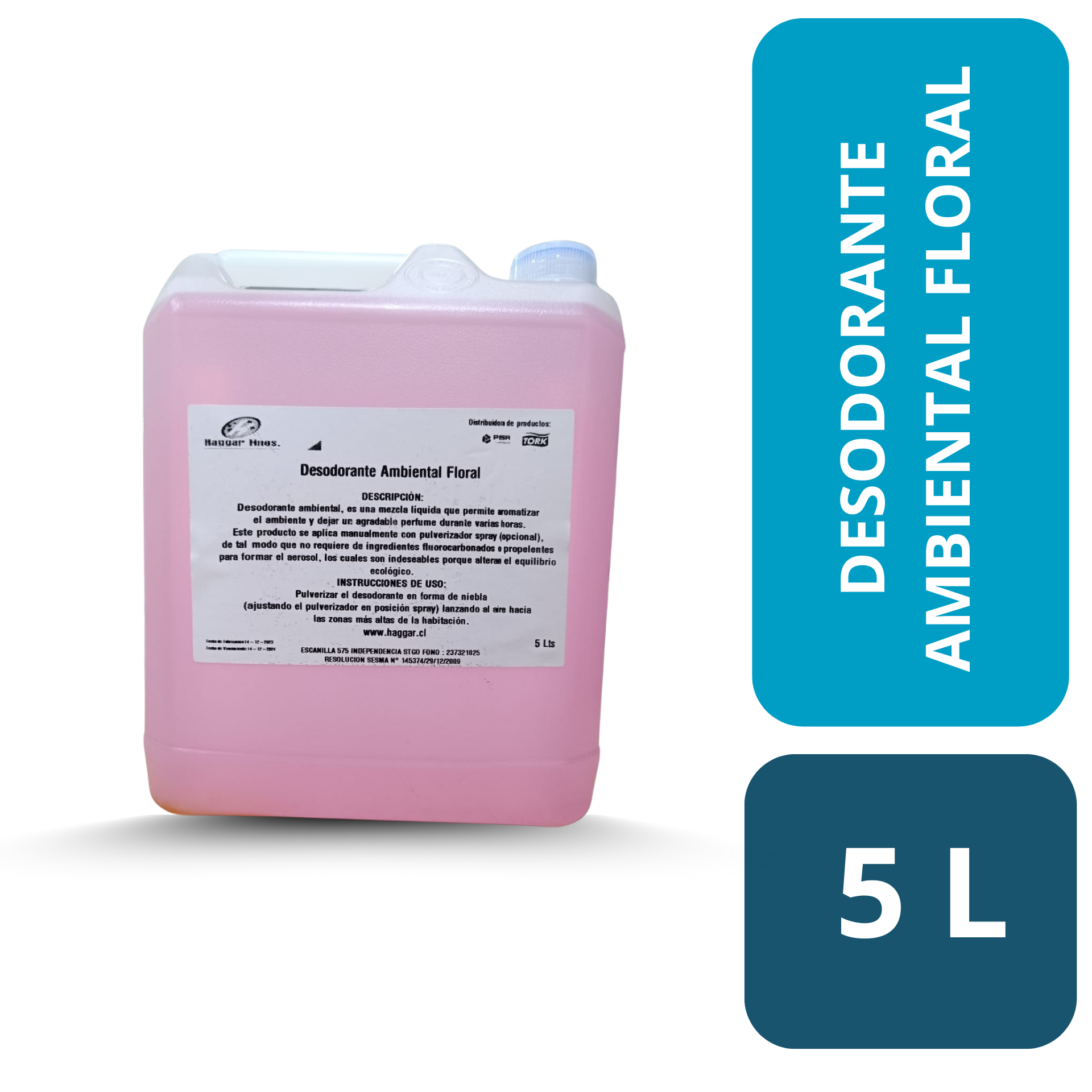 DESODORANTE AMBIENTAL FLORAL 5 lts (WINTER CLEAN)