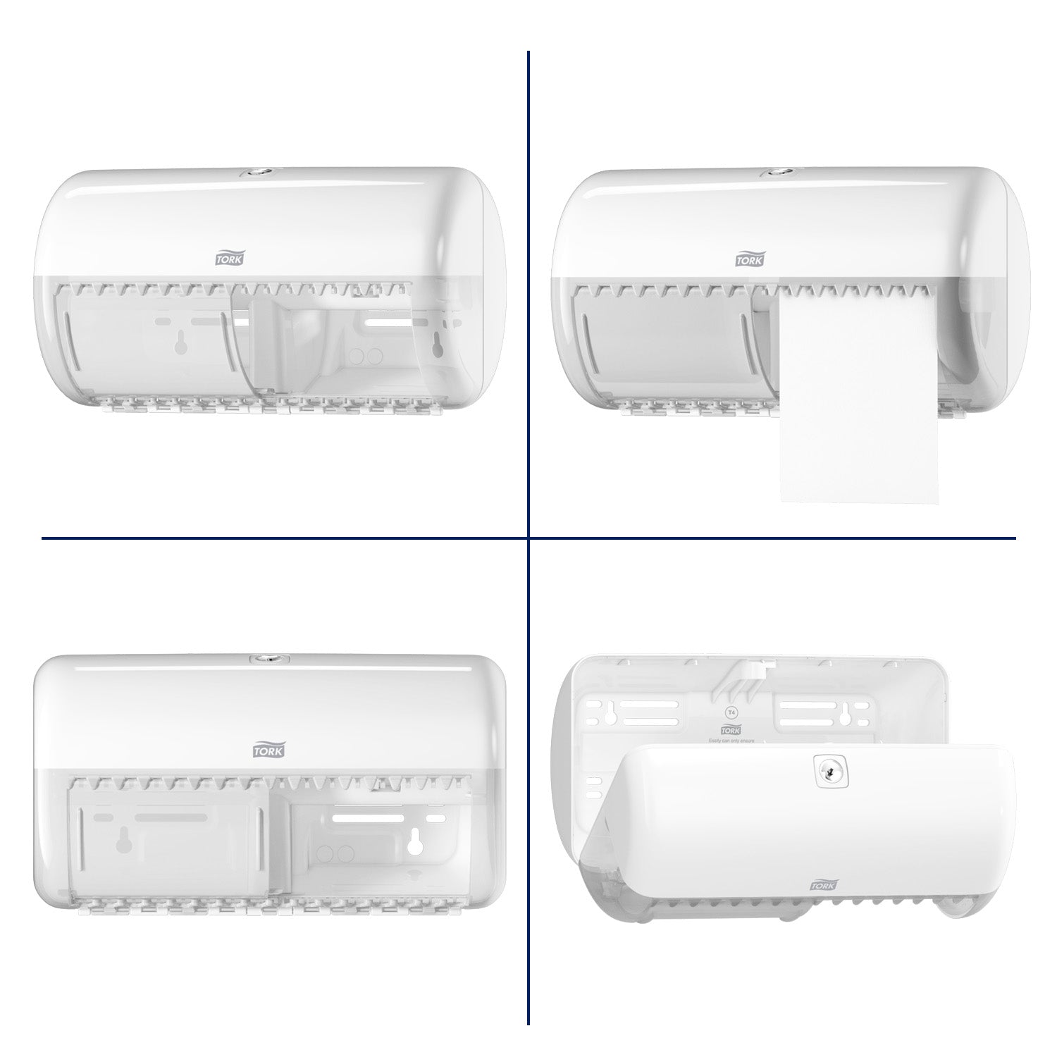 DISP.HIGIENICO TORK ELEVATION TWIN BLANCO