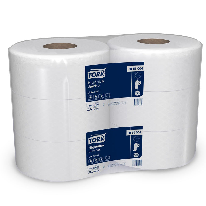 HIGIENICO JUMBO TORK UNIVERSAL H/S 6x500 MT