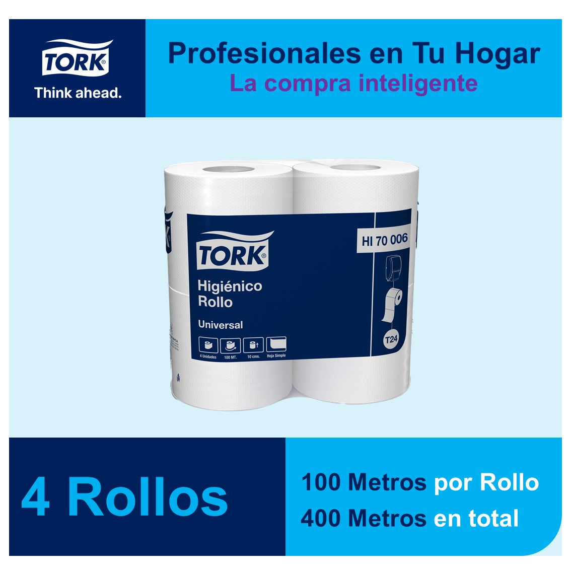 HIGIENICO TORK UNIVERSAL H/S 32x100 MT